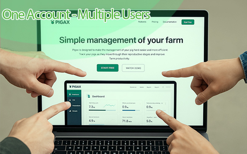 Streamline Farm Operations with Multi-User Access on Pigax
